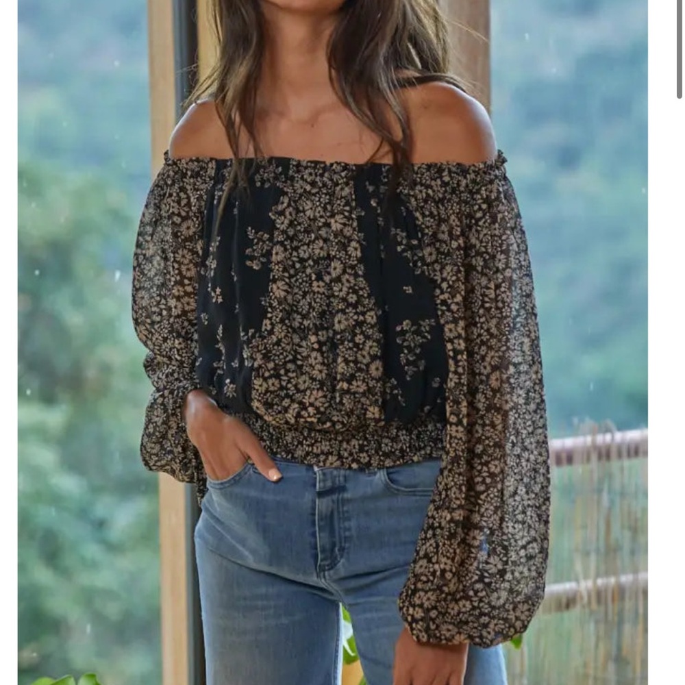 Women’s By Together Floral Off-the-Shoulder Top‎